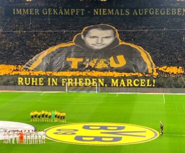 Supporters | Choreo für Marcel Schneider | Borussia Dortmund vs VfL Bochum 3-1 | 20240128
