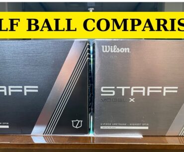 WIlson Golf Ball Comparison