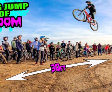 MTB LONG JUMP OF DOOM - PUBLIC BIKE PARK EDITION!