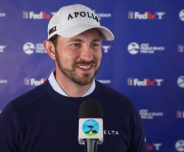 Patrick Cantlay Friday Flash Interview 2024 AT&T Pro Am Pebble Beach © PGA Tour