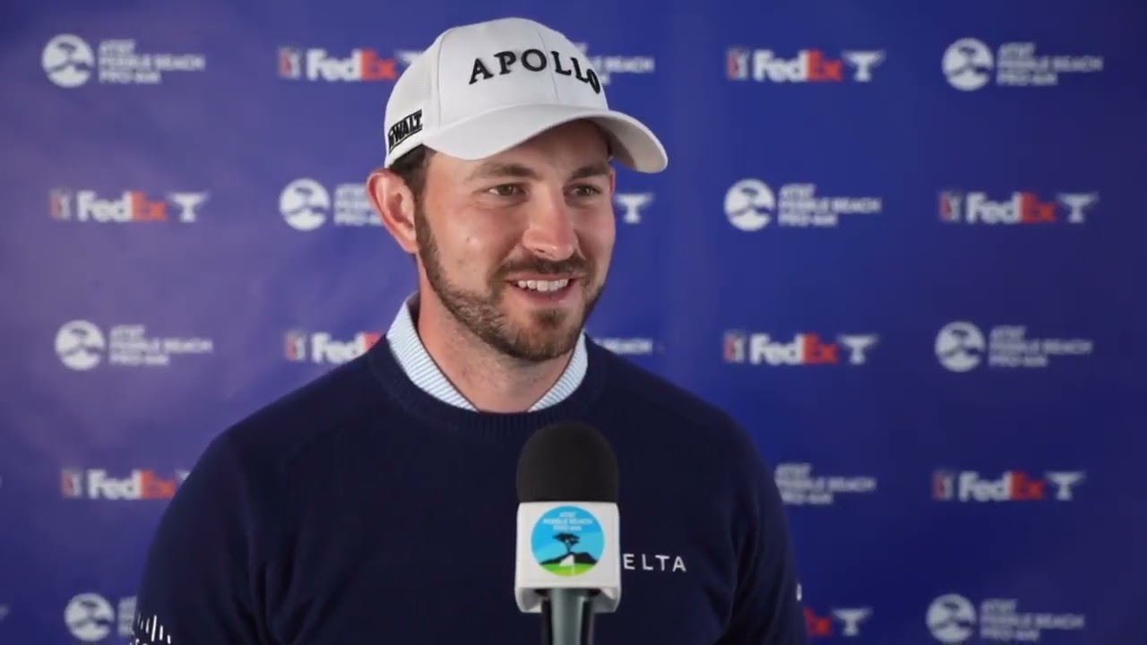 Patrick Cantlay Friday Flash Interview 2024 AT&T Pro Am Pebble Beach © PGA Tour Patrick Cantlay Friday Flash Interview 2024 AT&T Pro Am Pebble Beach © PGA Tour