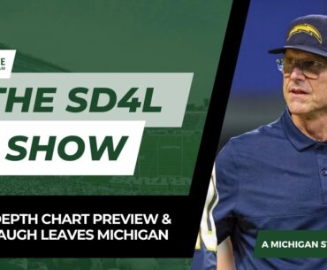 MSU Football Depth Chart + Jim Harbaugh Departs UM