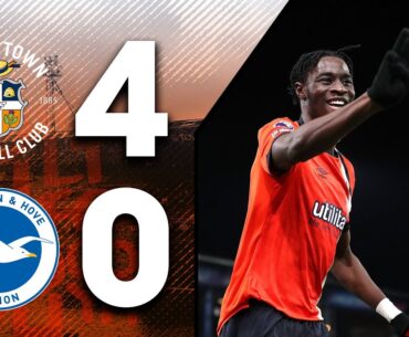 Luton 4-0 Brighton | WHAT A NIGHT! 🔥 | Premier League Highlights