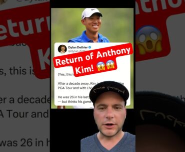 What is going to happen in the return of Anthony Kim? #golf #pgatour