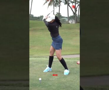 Best golf fly swing shot by girls #short