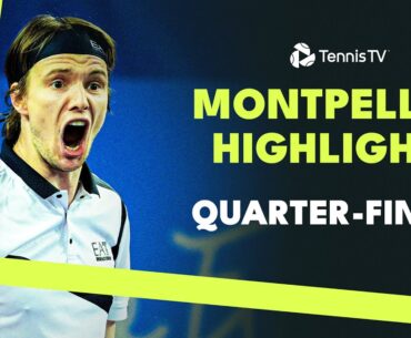Rune, Bublik, Auger-Aliassime, Coric & More Feature  | Montpellier 2024 Highlights Quarter-Finals