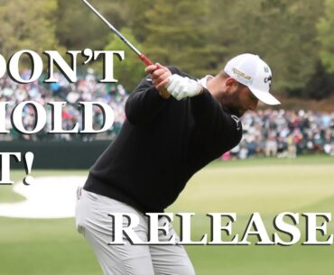 Release your Golf Swing from the Top for Power and Control.