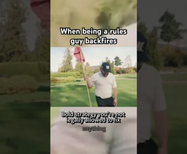 Big rules guy #golf #golfer #golfrules
