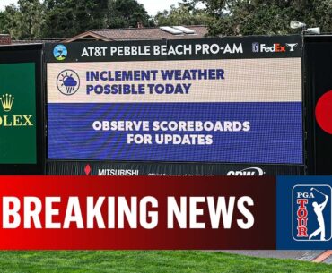 Pebble Beach Pro-AM Final Round POSTPONED To Monday I CBS Sports