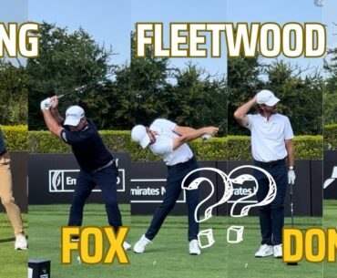 Hole 2 Tee Shot Compilation | Dubai Desert Classic - Tommy Fleetwood | Cameron Young | Ryan Fox