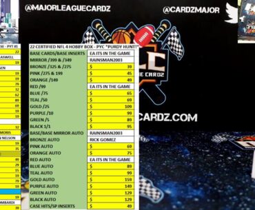 Live Sports Card Breaks with Major League Cardz!