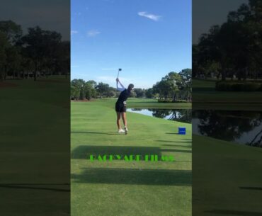 Lydia Ko Golf Swing LPGA Rd 3 #shorts #lpga #golf