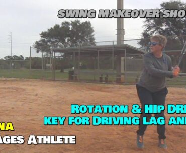 Exploding Lag & Snap, Helps Senior Lady Re-Power Her Swing  Swing Makeover #241