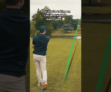 Feeling the pressure against Lee Westwood 🥵 #golfshorts