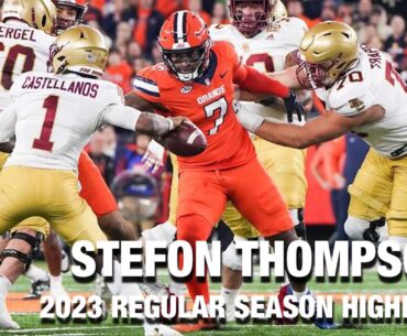 Stefon Thompson 2023 Regular Season Highlights | Syracuse LB