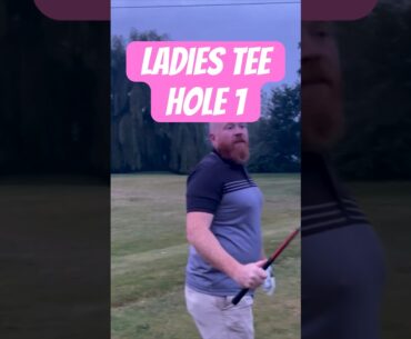 Hole 1 From the Ladies #gonegolfing #golfer #golfhole #golfswing #goodgoodgolf  #golfersdoingthings
