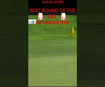 BEST ROUND OF THE DAY GHIM #apga #apgatour #pgaprofessional #pgatour #pgalive #pgagolf