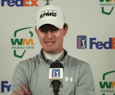 Maverick McNealy Friday Flash Interview Day 2 2024 WM Phoenix Open © PGA Tour