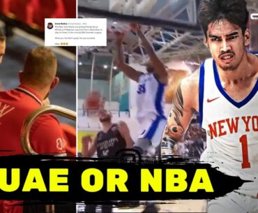 BREAKING! NEW YORK KNICKS Scouts Gusto KUNIN si KEVIN QUAIMBAO ! UAE O NBA