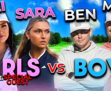 Girls vs Guys, Who Wins??? (9 hole match)
