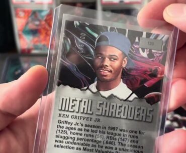 GRIFFEY PMG!! 2022 Upper Deck Skybox Metal Universe Champions. Cheap wax yields a big hit!