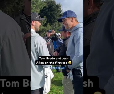 Tom Brady and Josh Allen trash talk 🗣️