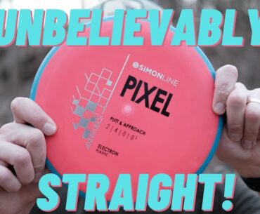 AXIOM PIXEL! Simon Line Putter! Insanely Straight! MVP Disc Golf Review