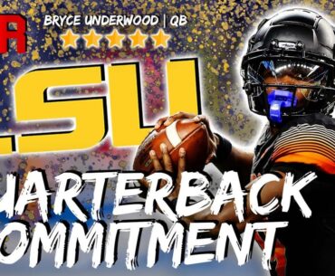 BOOM! LSU Lands No. 1 QB Bryce Underwood | BIGGEST COMMITMENT EVER???