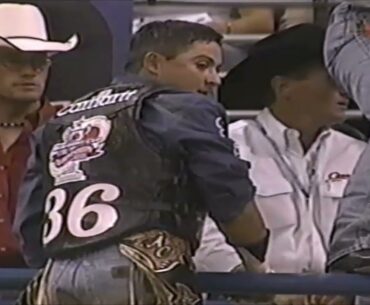 Sgt. Pepper bucks Adam Carrillo - 01 PBR Finals