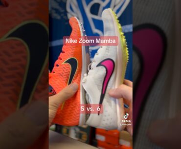 Nike Zoom Mamba 5 vs. 6!!! #nike #trackandfield #running #shorts