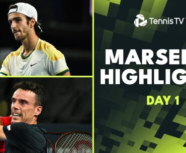Gasquet Faces Bautista Agut; Musetti, Shevchenko & More Feature  | Marseille 2024 Highlights Day 1