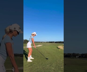 Grace Hallinang #golf #golfswing #shorts