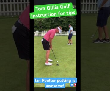 Ian Poulter putting is amazing!  #ianpoulter #liv  #tomgillisgolf