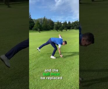 If you didn't know this rule, now you do #golfrules #rules #rulesofgolf #golf