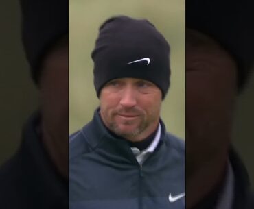 Alex Noren with a fantastic shot over the Road Hole bunker during the 2021 #dunhilllinks