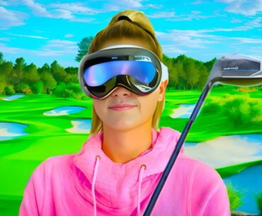 Playing Golf With Apple Vision Pro