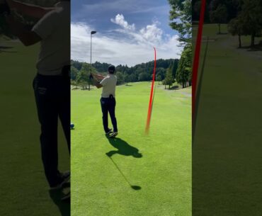 Over 300 Yards Tee Shot by Driver Japanese Amatuer Golfer #golf #shorts