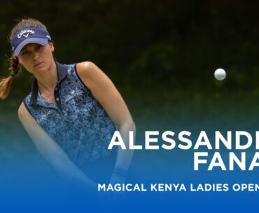 Alessandra Fanali finishes runner-up | Magical Kenya Ladies Open