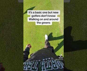 New to golf 101 don’t walk on or over someone’s line of play #golf #golfer #golfrules #golf101