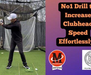 No1 Drill to Create Effortless Speed in your Golf Swing.