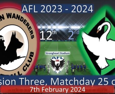 2023 - 2024 Division Three MD25, Alsatian Wanderers v Swan City