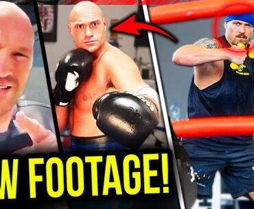 *NEW* TYSON FURY VS OLEKSANDR USYK TRAINING FOOTAGE FOR SAUDI ARABIA, FEB. 17 BOXING MATCH