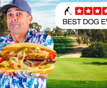 The BEST HOT DOG EVER at the Coolest Golf Course in America!