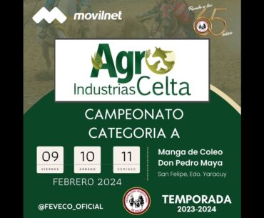 Campeonato Nacional de Coleo  Categoria A FEVECO 2023 - 2024  09-01-2024