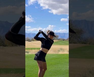 Alexandra Harju #golf #golfswing #shorts