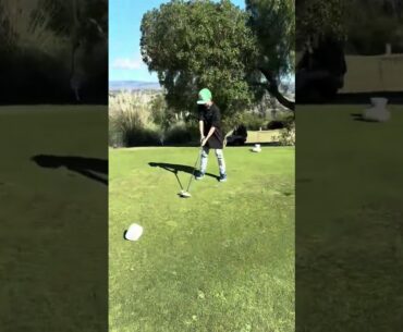 Lefty Bombs His drive right down the middle at Bella Collina Golf Club!!!
