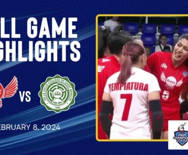 Petro Gazz Angels vs. CSB Lady Blazers highlights | 2024 PNVF Champions League – Feb 8, 2024