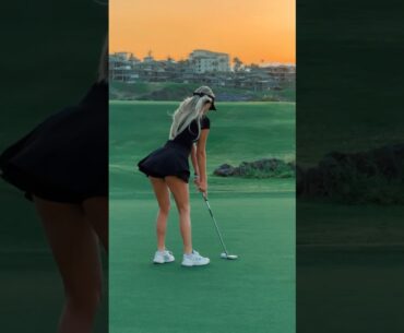 who is this new golf girl