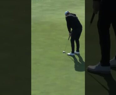 Thomas Pieters gets us started with a nice par save 👌