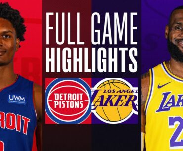PISTONS at LAKERS | FULL GAME HIGHLIGHTS | February 13, 2024